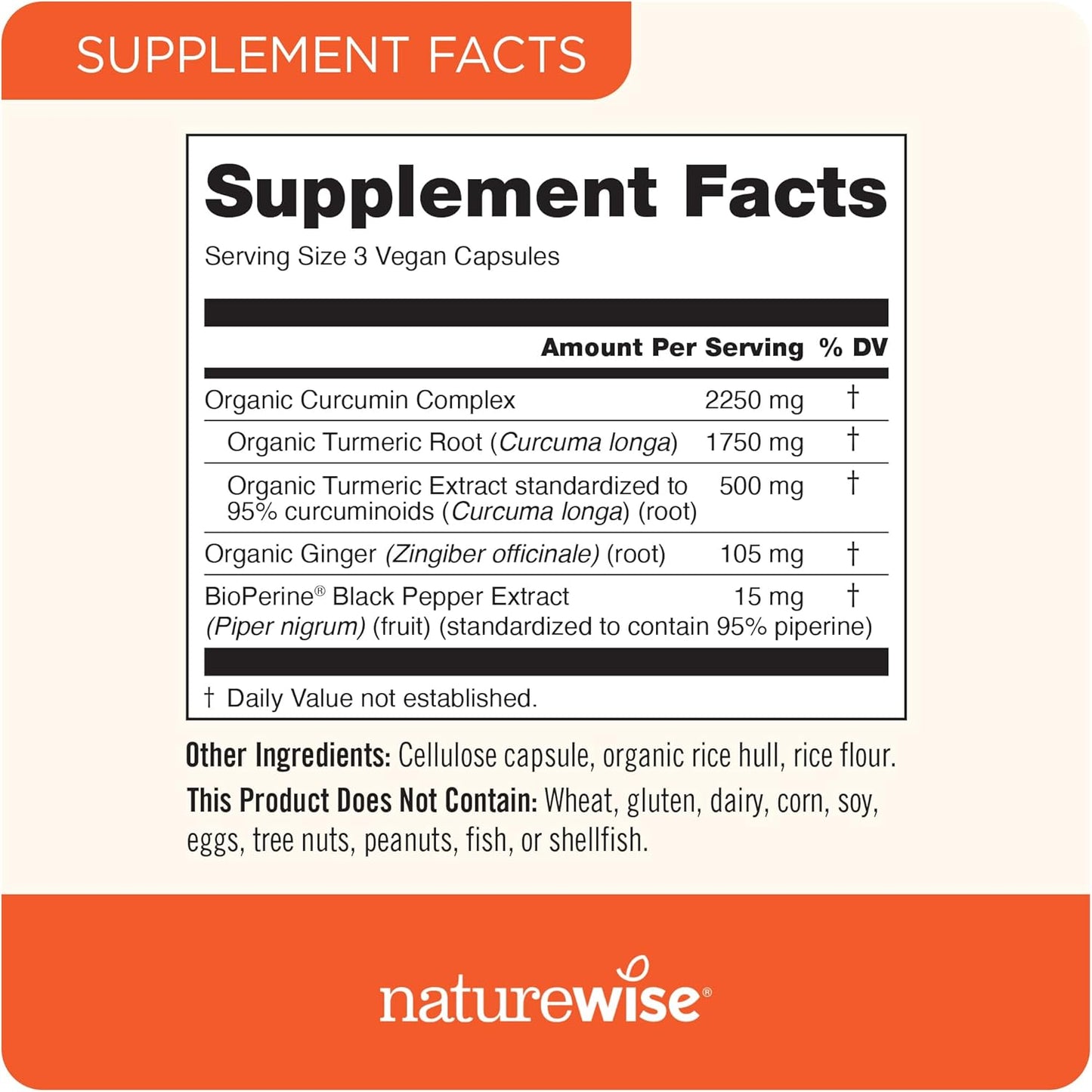 750mg Curcumin Turmeric & 1000iu Vitamin D3 Capsules for Joint, Bone, Immune Support - Available in 90 & 360 Count