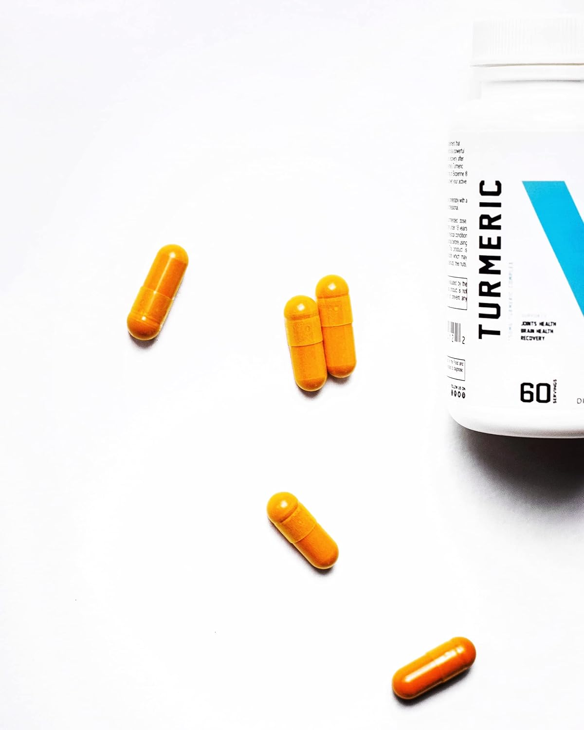 750mg Turmeric Curcumin with 95% Curcuminoids & 5mg Bioperine - 60 Servings for Enhanced Absorption
