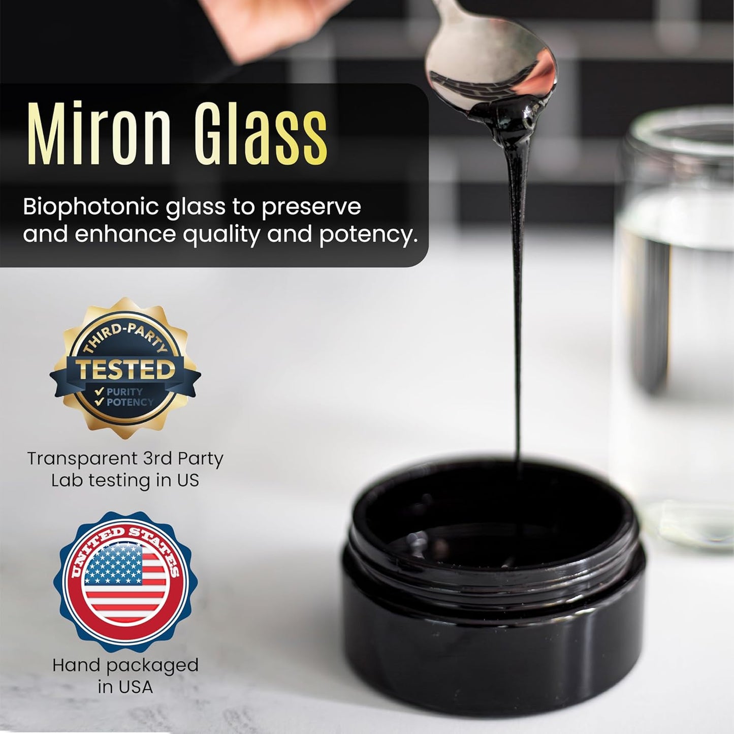 7g Black Lotus Pure Shilajit Resin: 100% Natural Superfood with Amino Acids, Fulvic Acid, Trace Minerals - Immune Support & Energy Boost for Men & Women