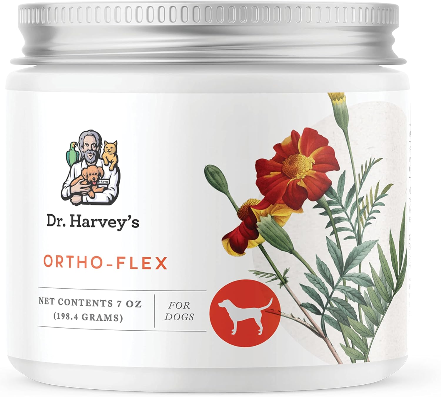 7oz Dr. Harvey's Ortho-Flex Herbal Hip & Joint Supplement for Dogs
