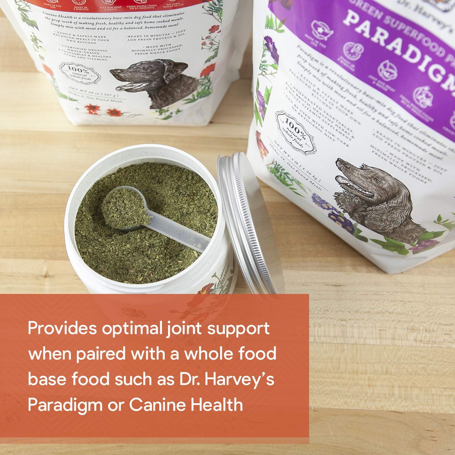 7oz Dr. Harvey's Ortho-Flex Herbal Hip & Joint Supplement for Dogs