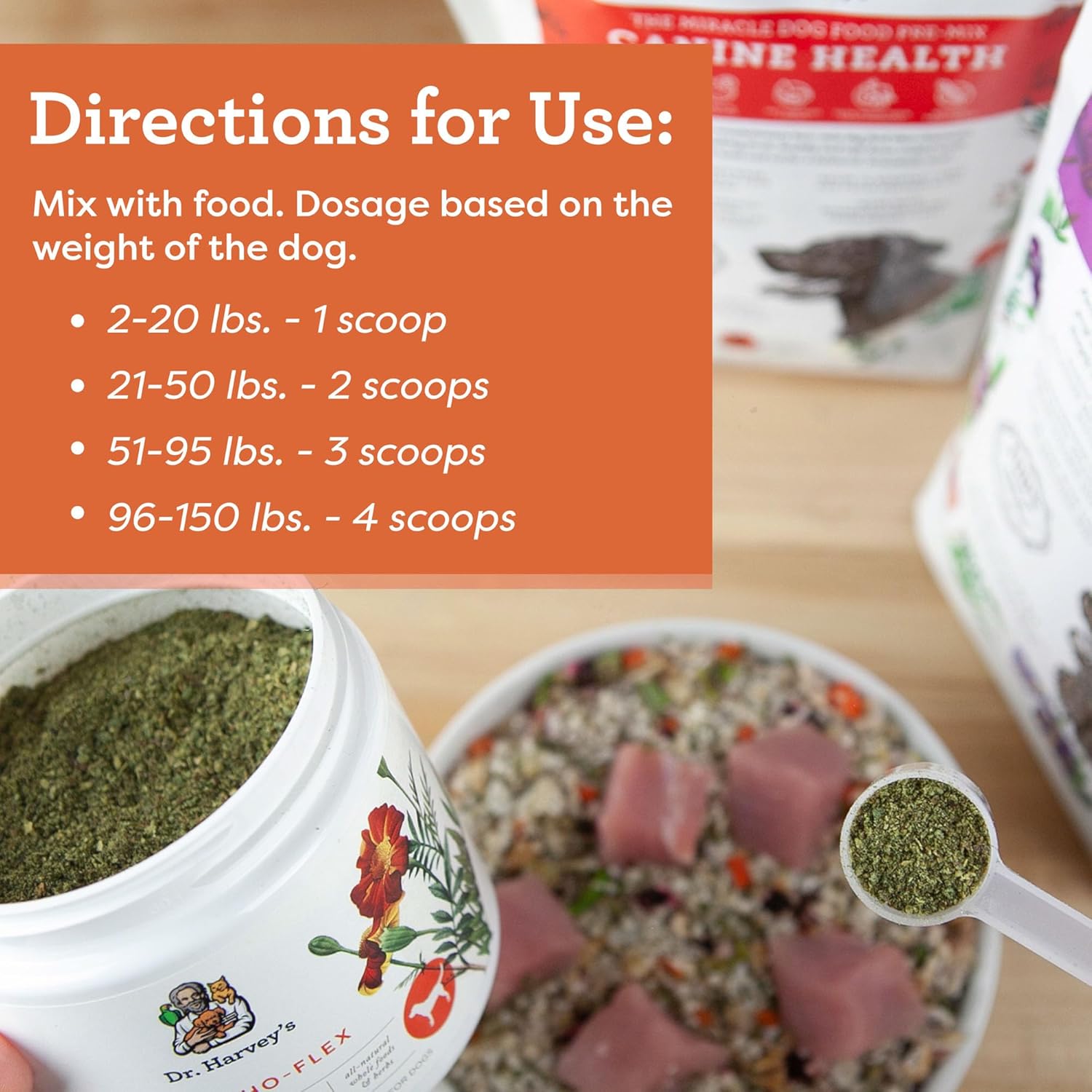 7oz Dr. Harvey's Ortho-Flex Herbal Hip & Joint Supplement for Dogs