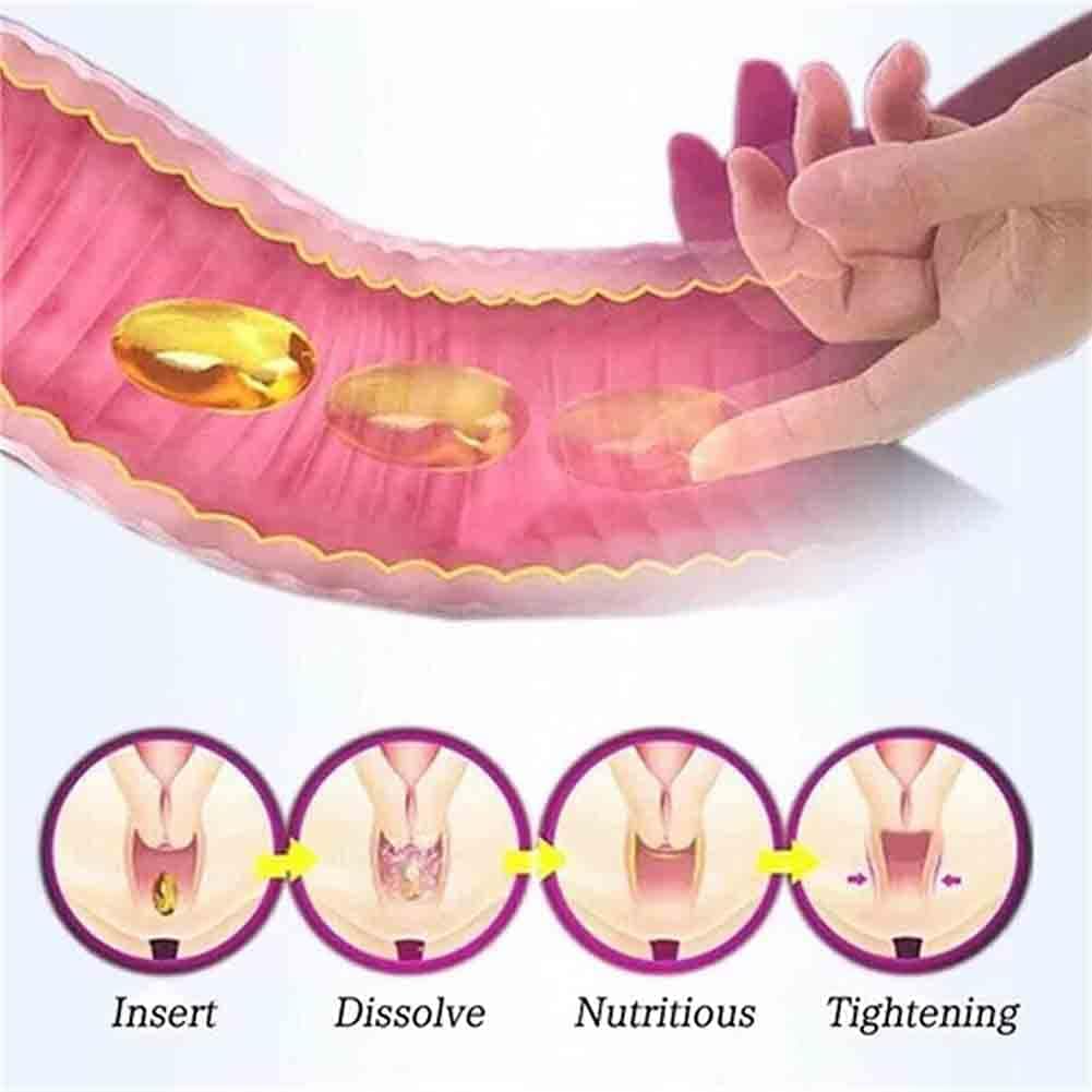 8-Bag Instant Anti-Itch Detox Capsules for Firming Repair, Pink and Tender Skin - Stay Clear and Fresh with Natural Ingredients