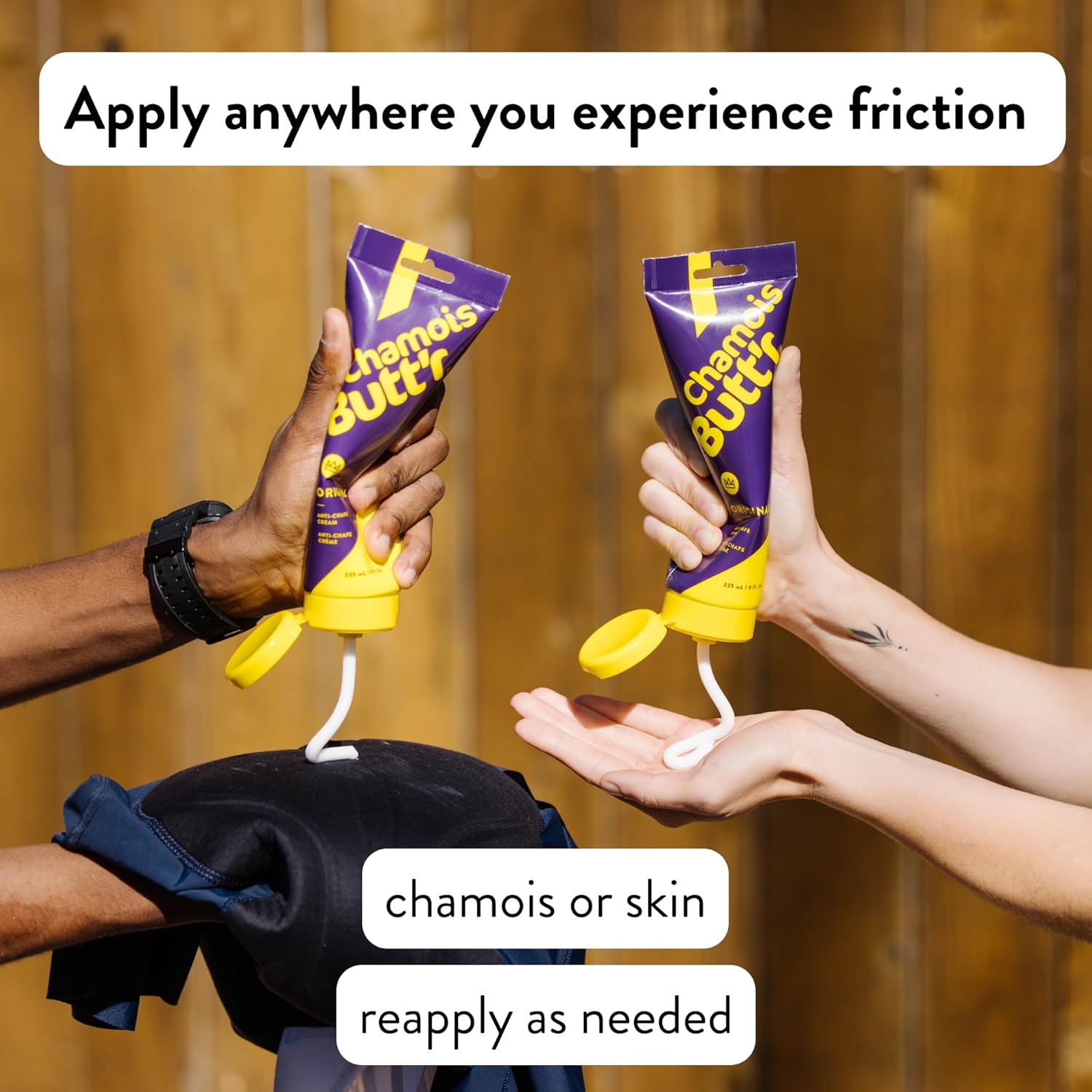 8 oz Chamois Butt'r Original Anti-Chafe Cream Tube