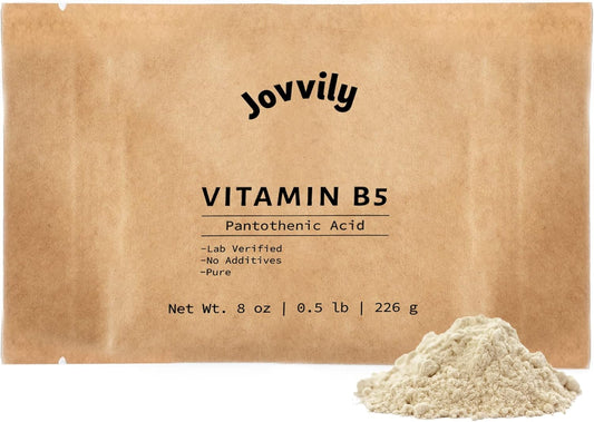 8 oz Jovvily Vitamin B5 D-Calcium Pantothenate Supplement - Pure & Additive-Free