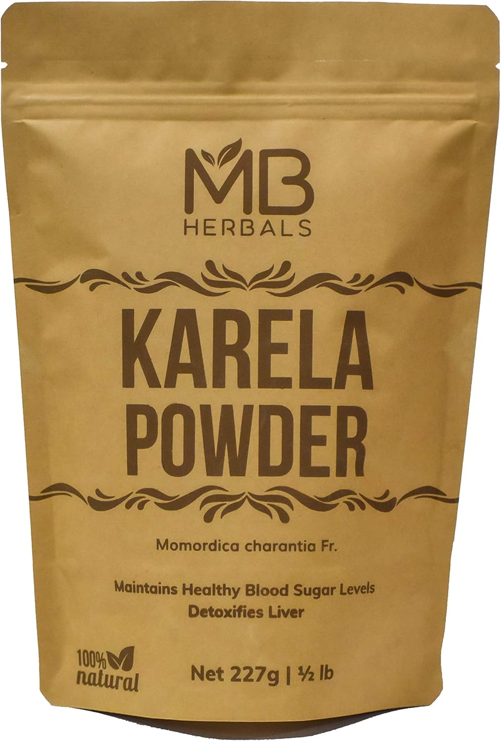 8 oz MB Herbals Bitter Melon Powder - Pure Momordica Charantia - Non GMO, Gluten Free, Preservative Free - 227g