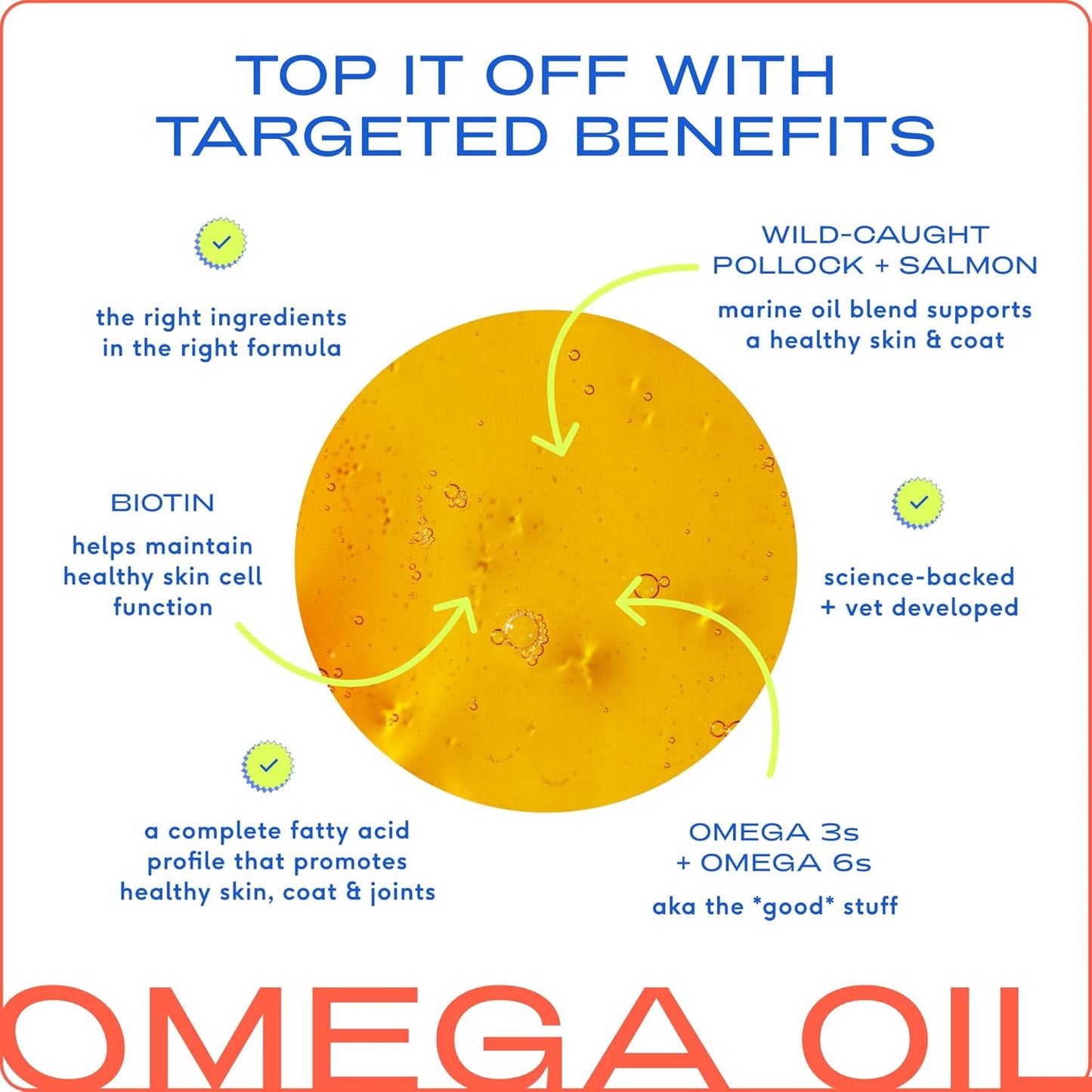 8 oz Native Pet Omega 3 Fish Oil with Wild Alaskan Salmon Oil for Dogs - Supports Skin, Mobility - Liquid Pump for Puppies