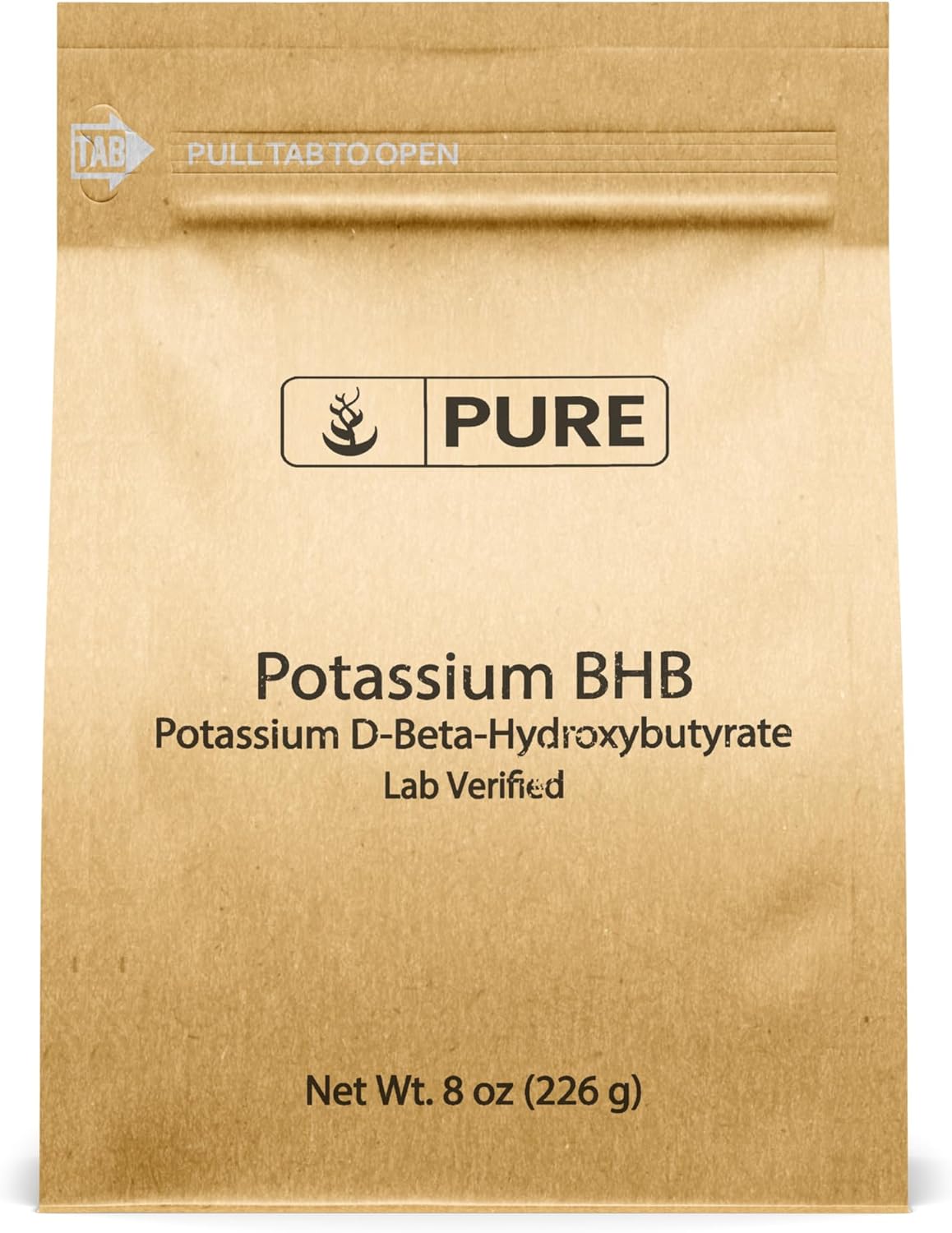 8 oz Potassium BHB Supplement - Pure D-Beta-Hydroxybutyrate Formula, Lab Verified