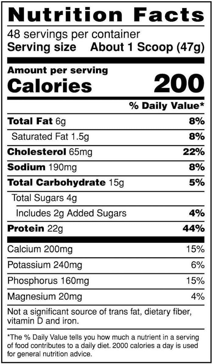 80 oz BSN SYNTHA-6 Vanilla Ice Cream Protein Powder - Muscle Recovery and Growth Supplement