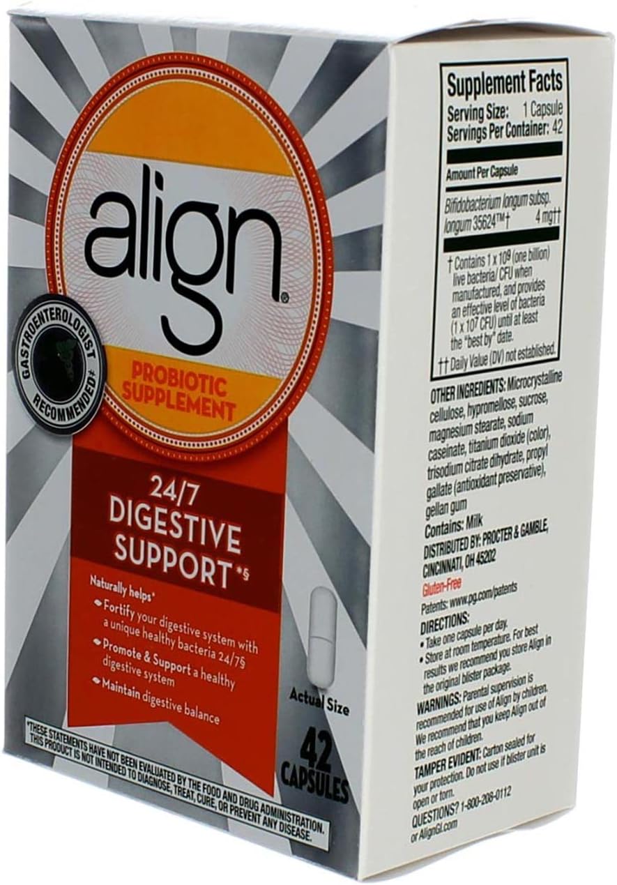 84 Count Align Digestive Care Probiotic Supplement for Gut Health