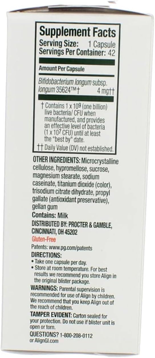 84 Count Align Digestive Care Probiotic Supplement for Gut Health
