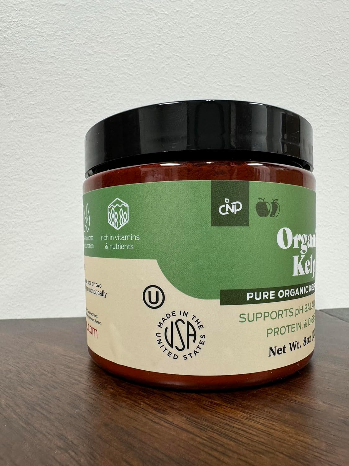 8oz Organic Kelp Powder & 100 Capsules of Pure Alfalfa Leaf Bundle