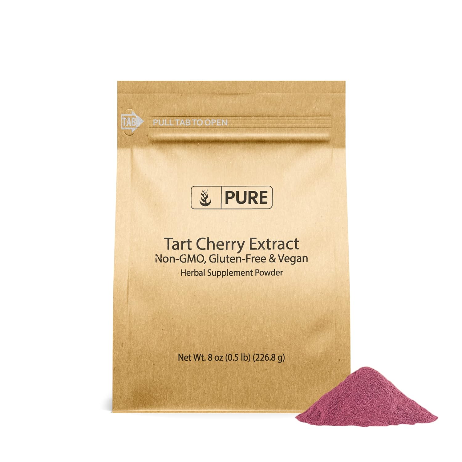 8oz Pure Original Tart Cherry Extract - Antioxidant-Rich Herbal Supplement with Non-GMO Ingredients