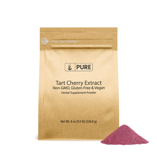 8oz Pure Original Tart Cherry Extract - Antioxidant-Rich Herbal Supplement with Non-GMO Ingredients