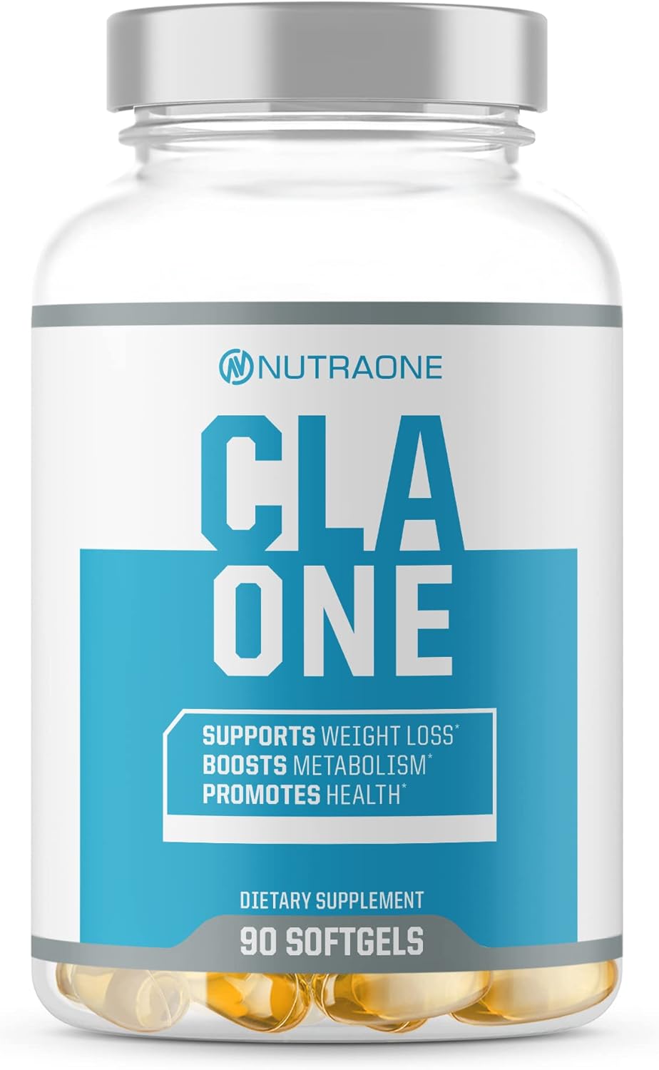 90 Capsules NutraOne Nutrition CLAOne Supplement - Conjugated Linoleic Acid (CLA) Natural Formula