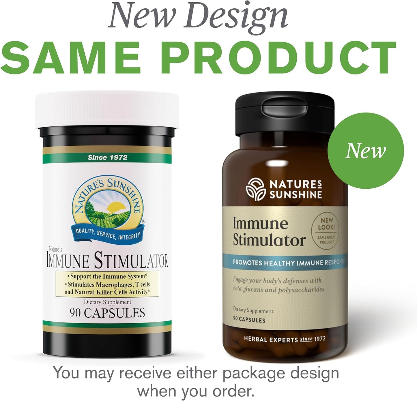 90 Capsules of Nature's Sunshine Immune Stimulator for Boosting Immunity