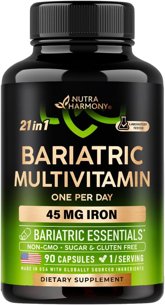 90 Capsules of NUTRAHARMONY Bariatric Supplement for Weight Management and Nutritional Support - BoostGo Australia