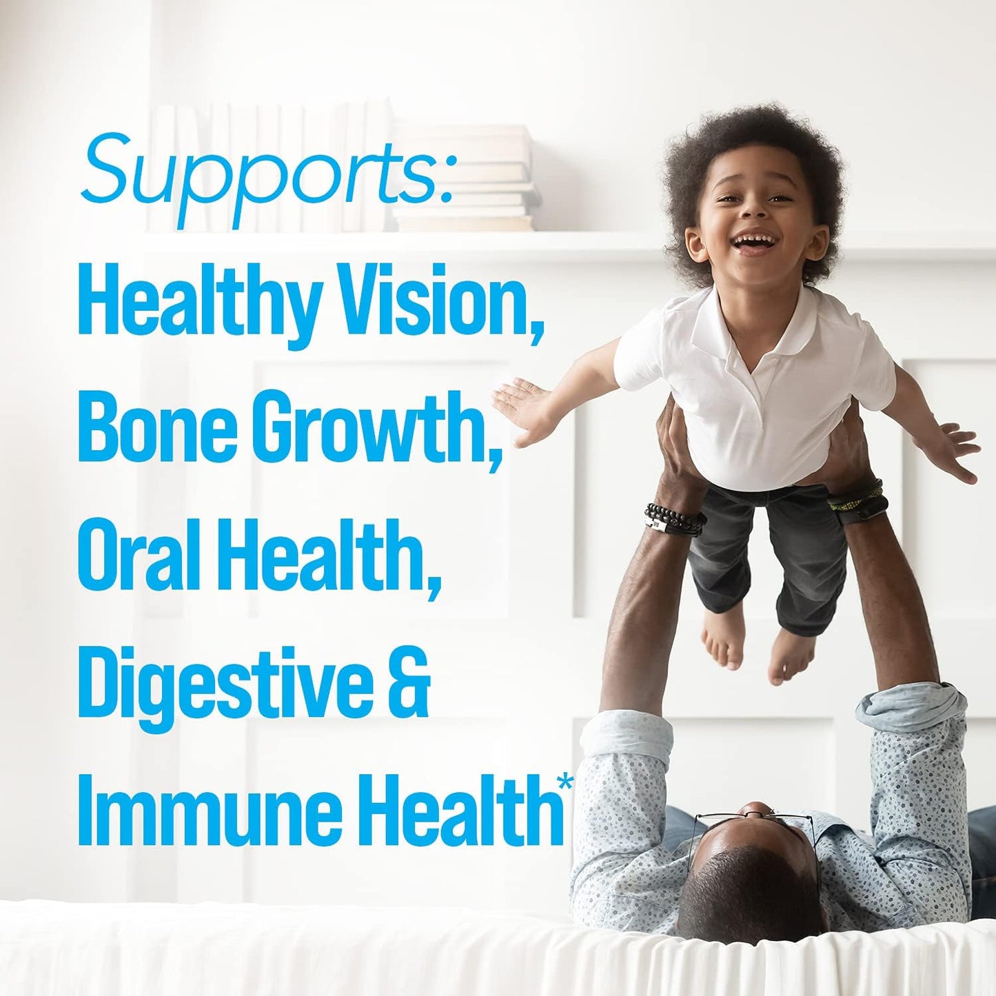 90 Count Culturelle Kids Complete Chewable Multivitamin + Probiotic for Ages 3+, with 11 Vitamins & Minerals, Including C, D3 & Zinc - Digestive, Oral, & Immune Support