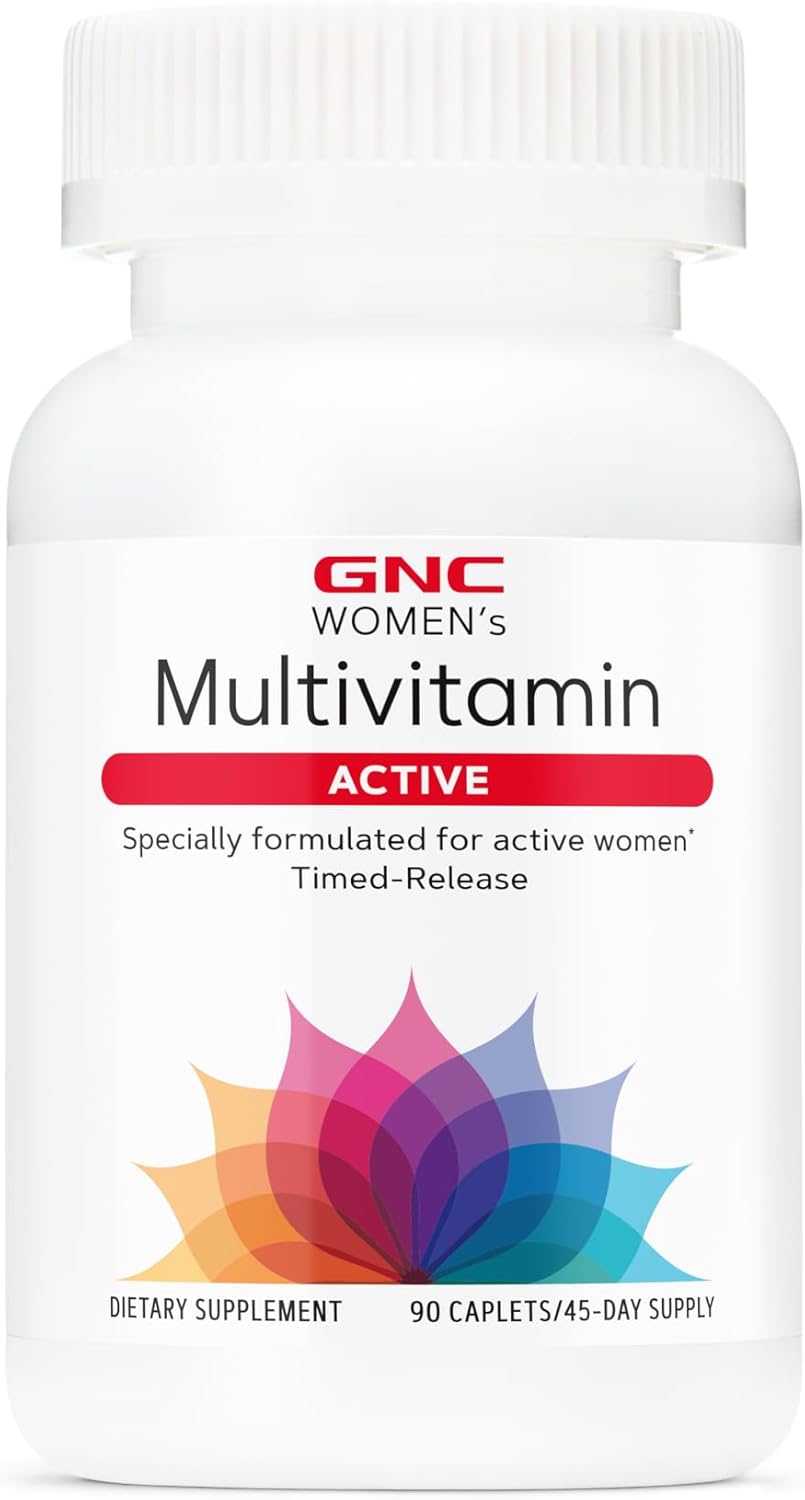 90 Count GNC Women's Active Multivitamin for Overall Health and Wellness