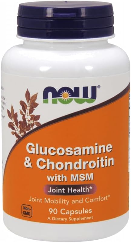 90 Count NOW Foods Glucosamine & Chondroitin with MSM Supplement