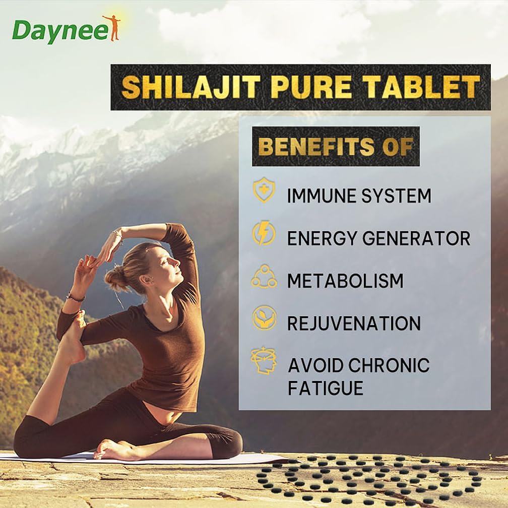 90-Day Supply of ciwoll 90 Shilajit Tablets - Pure Himalayan Shilajit Organic Drops - 200mg Each - Maximum Potency Gold Grade 100% Natural Supplement for Metabolism, Energy, & Immune Support
