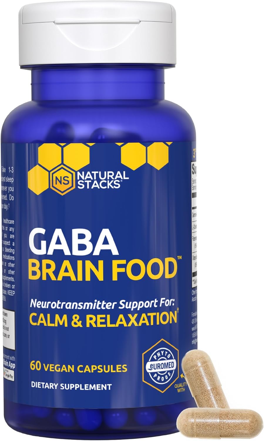90 Pieces Natural Stacks Mood Bites and GABA Brain Food Bundle for Relaxation and Mood Support - BoostGo Australia