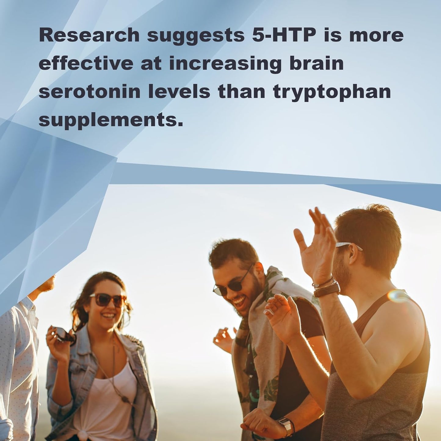 90 Sublingual 5-HTP Tablets (25mg) for Serotonin Support | LifeLink 5-Hydroxy-L-Tryptophan | USA-Made