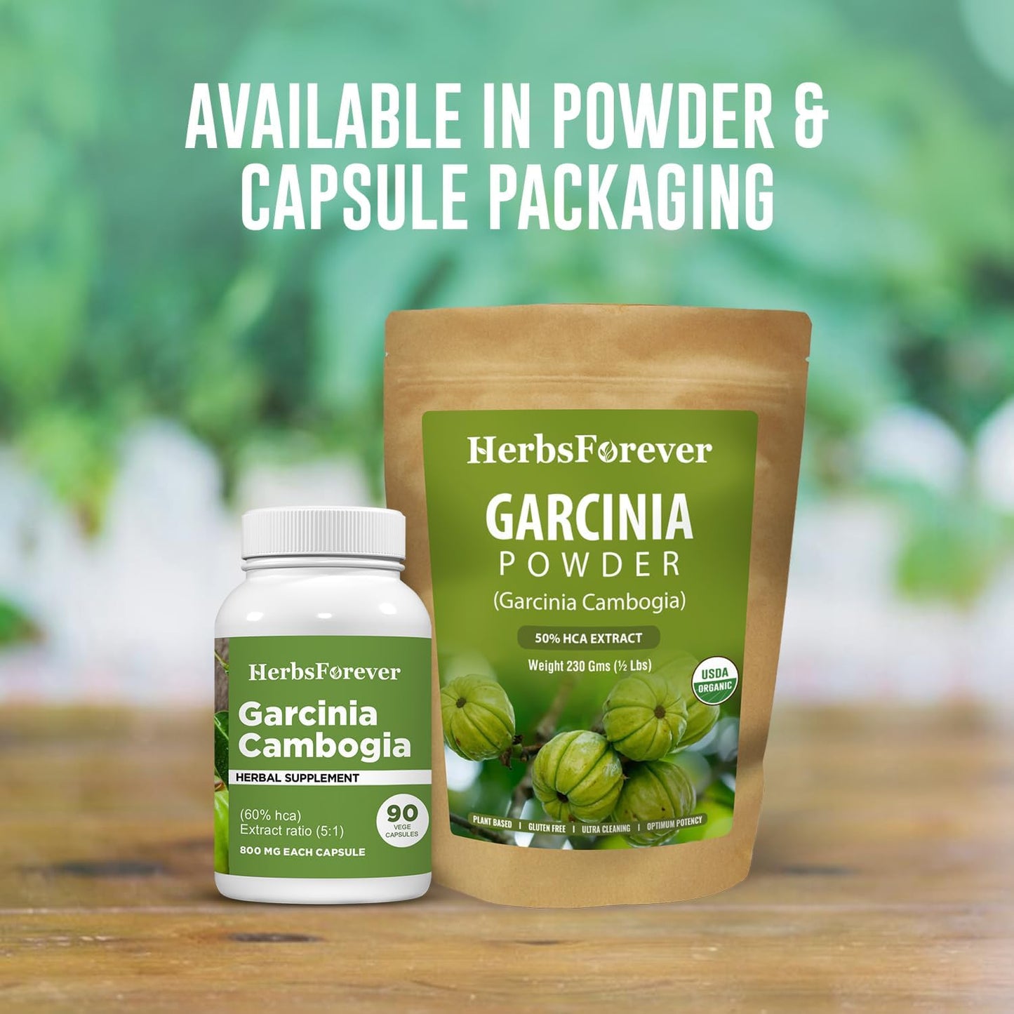 90 Vege Capsules Garcinia Cambogia Health Supplement by Herbsforever