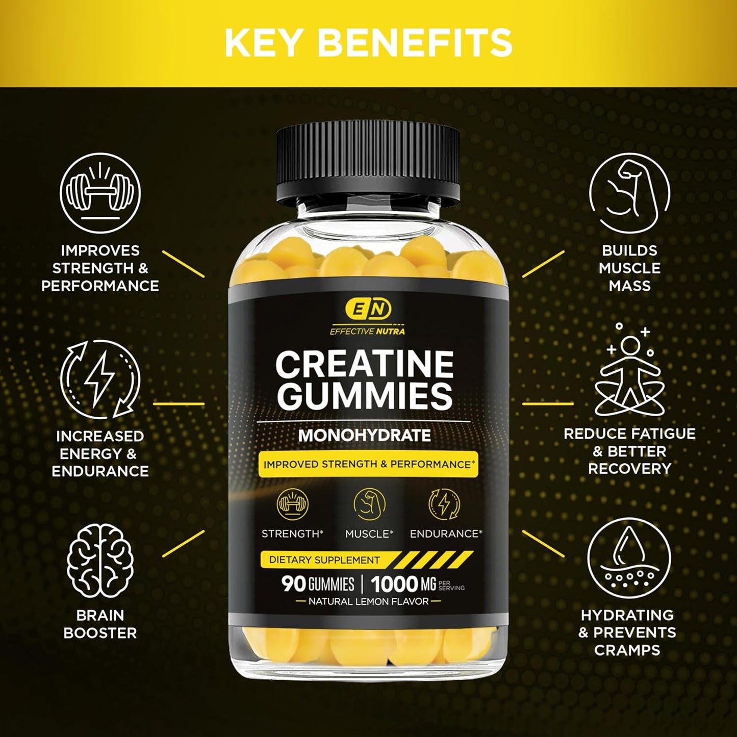 90ct Creatine Monohydrate and Sugar-Free Milk Thistle Gummies: Effective Nutra Supplement Pack