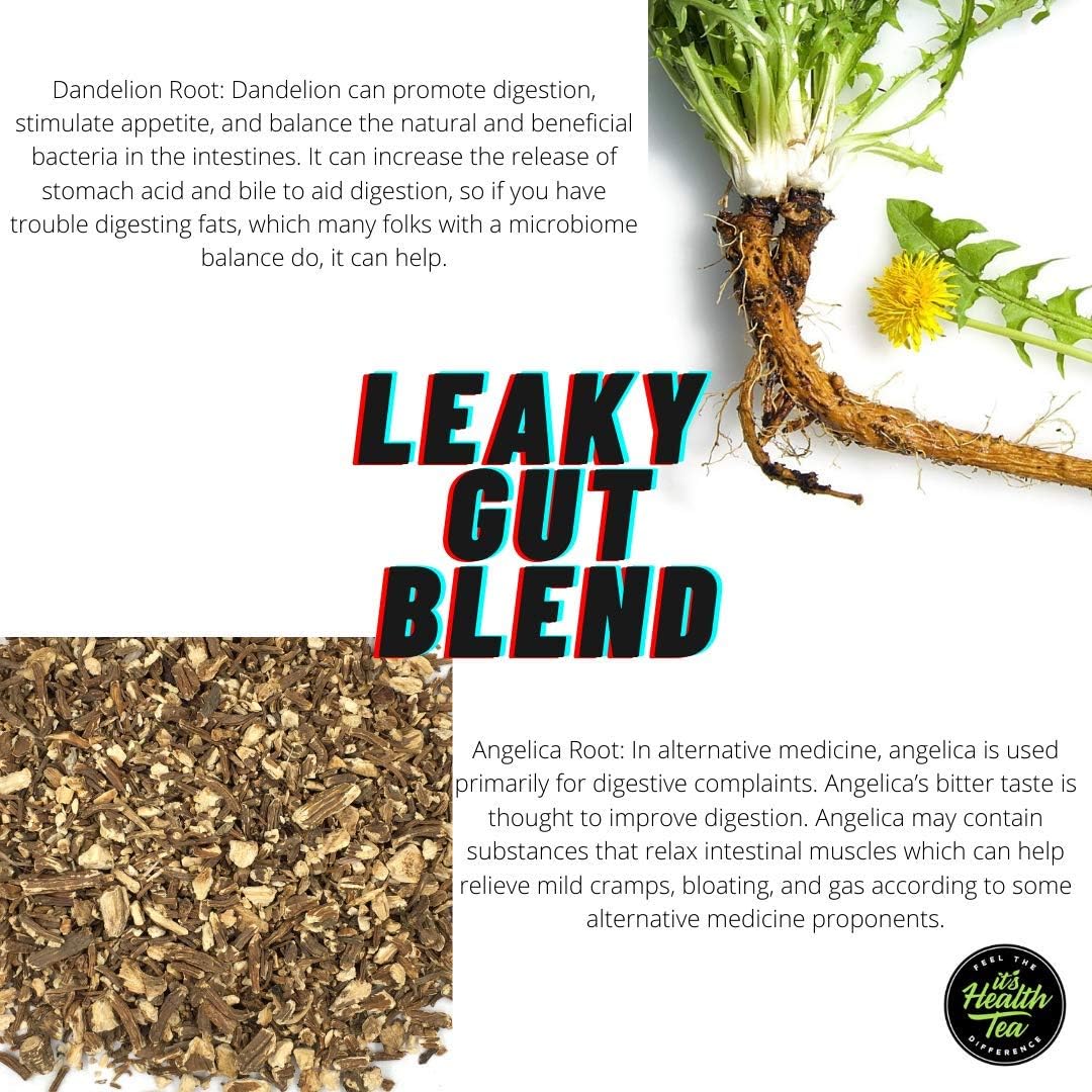 Acid Reflux & Leaky Gut Herbal Tea Bundle for Digestive Support & Balance