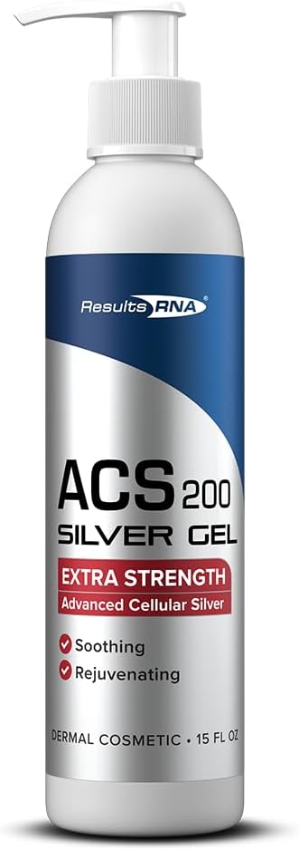 ACS 200 Silver-Glutathione Gel - Advanced Cellular Colloidal Silver Gel for Wound Care & Dermal Healing - 15 oz - BoostGo Australia