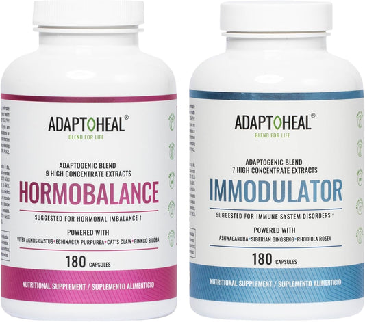 ADAPTOHEAL Hormone Balance and Immune Modulator Adaptogen Blend - 180 Capsules