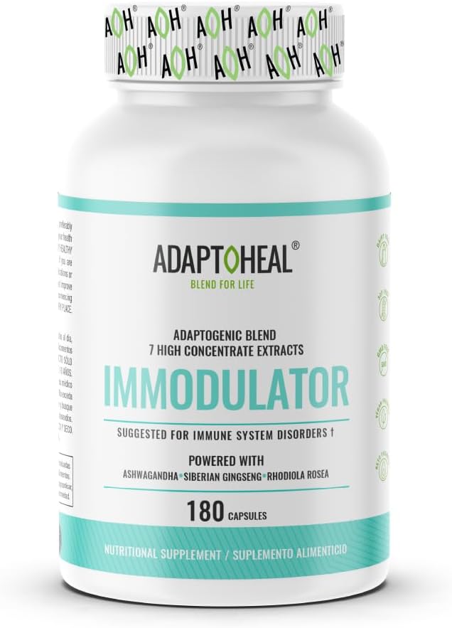 ADAPTOHEAL Hormone Balance and Immune Modulator Adaptogen Blend - 180 Capsules