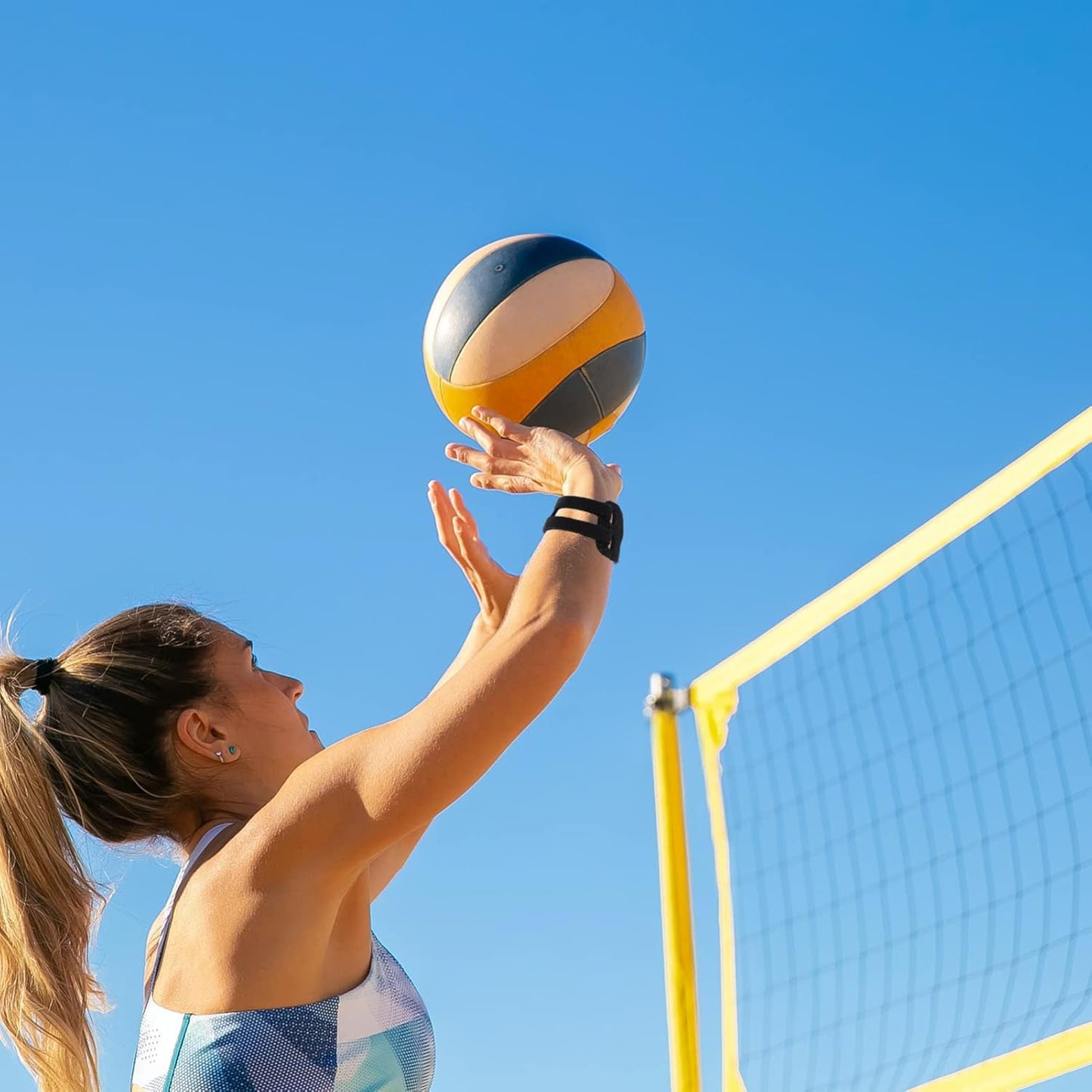 Adjustable Hollowed Wrist Brace for Weight Bearing Strain Support - Wristbands for Carpal Tunnel, Tendonitis, and Sprain Wrists