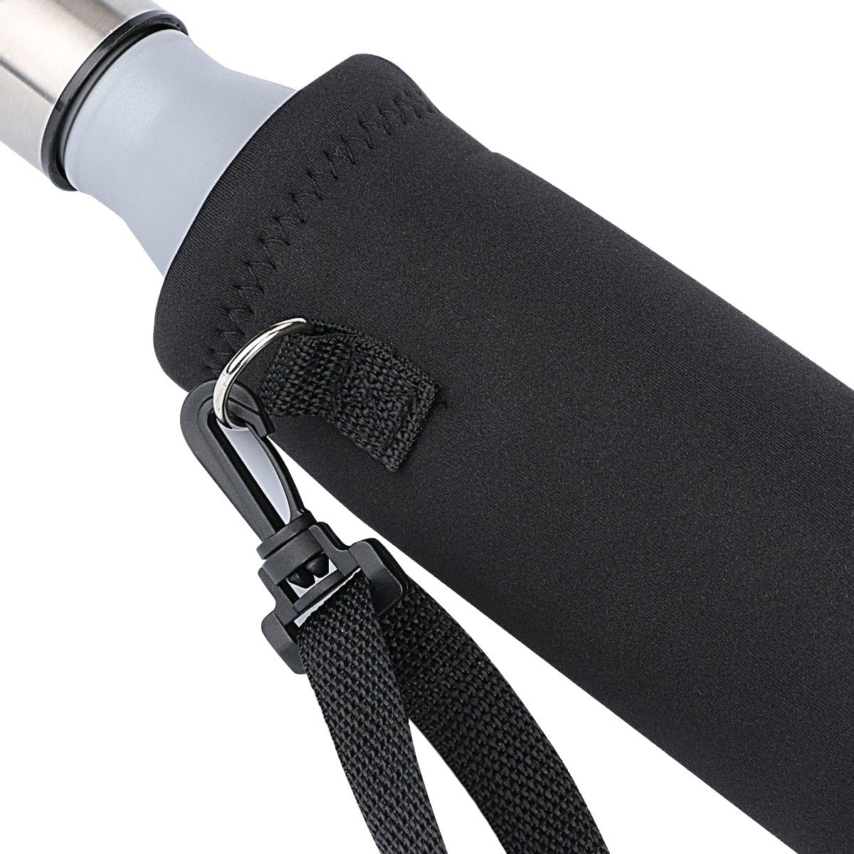 Adjustable Shoulder Strap Neoprene Water Bottle Carrier Bag - Insulated Cover for Stainless Steel/Glass/Plastic Bottles by RICHEN