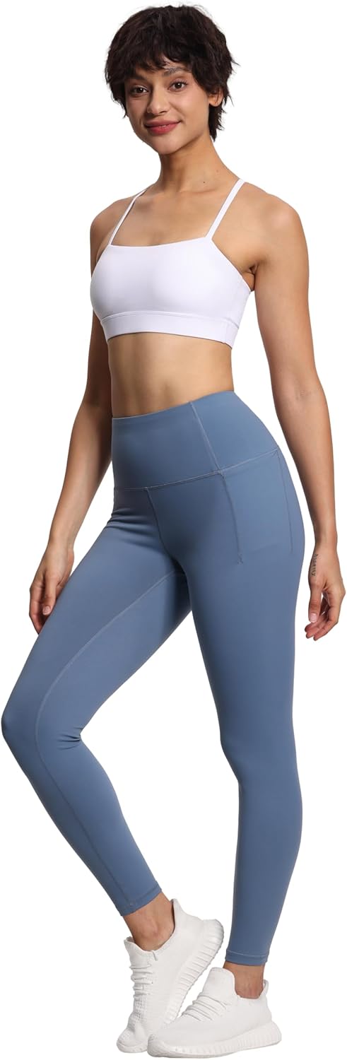 Adjustable Spaghetti Strap Sports Bras for Women - Wirefree Workout Tops with Removable Padding by THE GYM PEOPLE