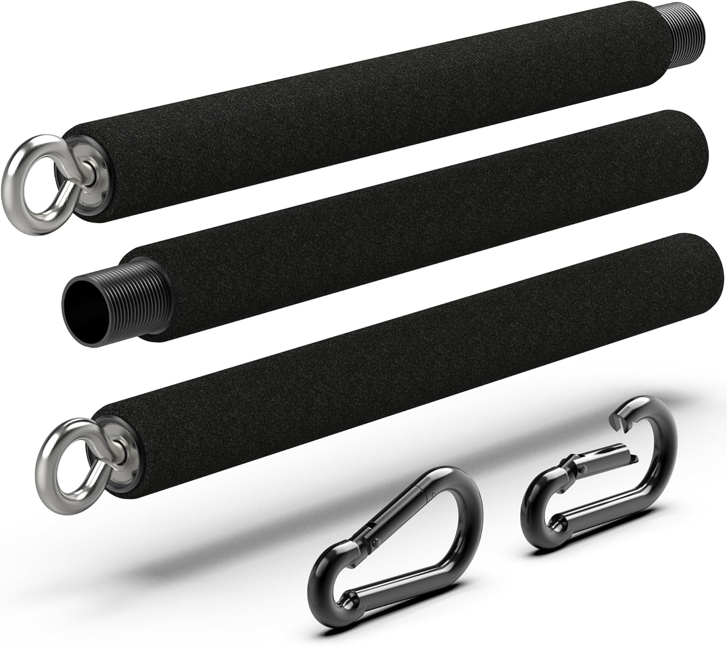 Adjustable Steel Resistance Bar for Resistance Bands - Portable Dual Cable Machine Attachment for Working Out - Tribe Lifting Resistance Band Bar