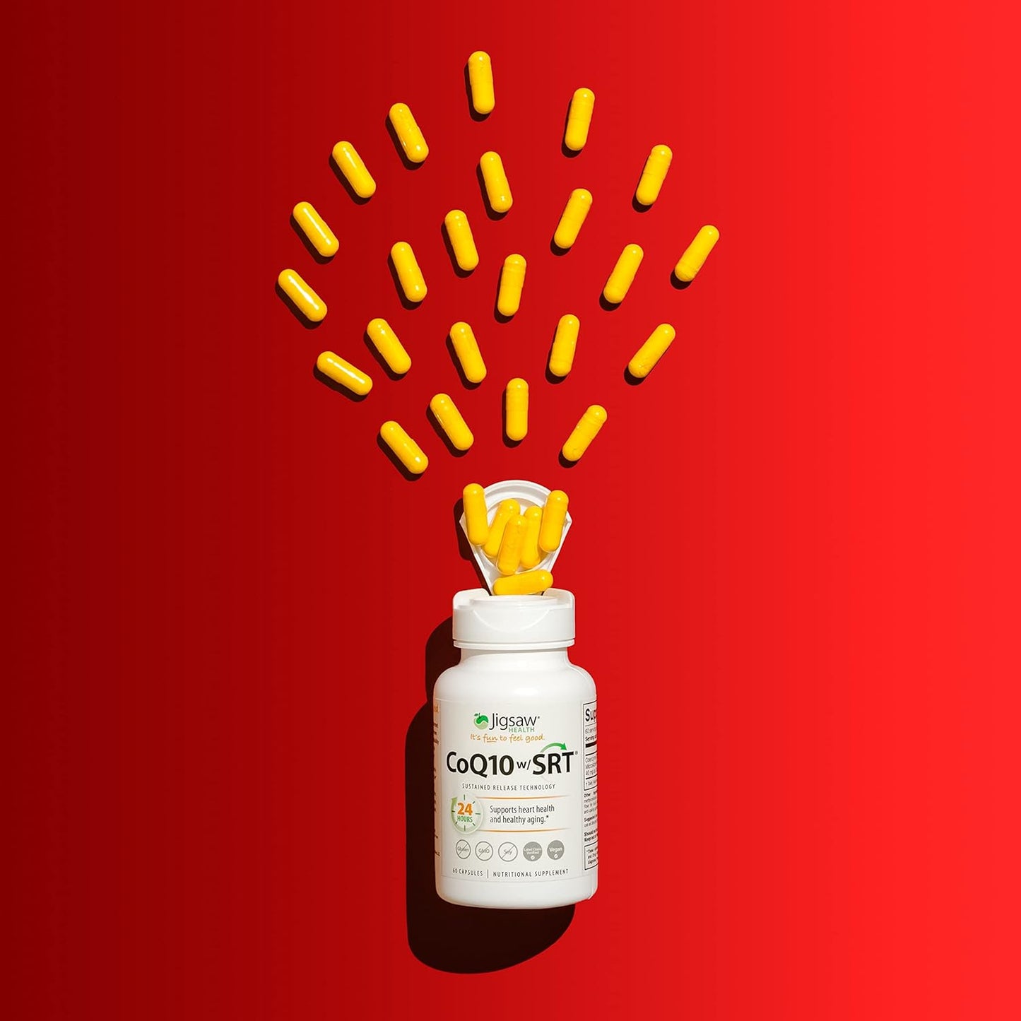 Adrenal Cocktail CoQ10-SRT Bundle with 60 Servings by Jigsaw Health