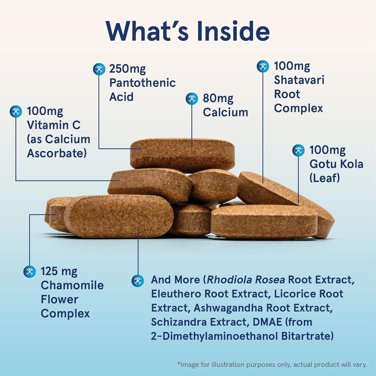 Adrenal Optimizer® Supplement with Ashwagandha, Chamomile & Schizandra Extract - 120 Vegan Tablets for Stress Relief - 60 Day Supply - BoostGo Australia