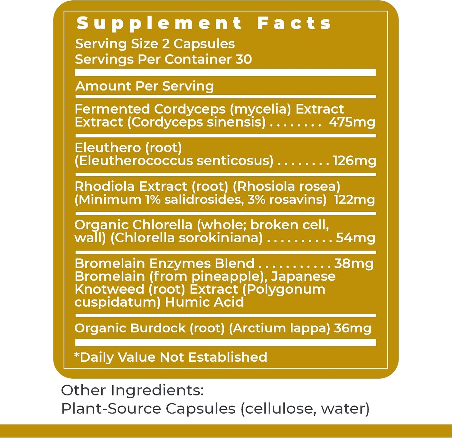 AdrenaVen - Organic Adrenal Health Supplement for Stress Support - 60 Capsules