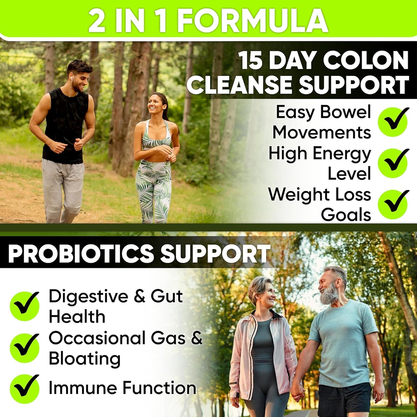 Advanced 15-Day Gut Cleanse Detox with Probiotics for Women and Men by NutraPro