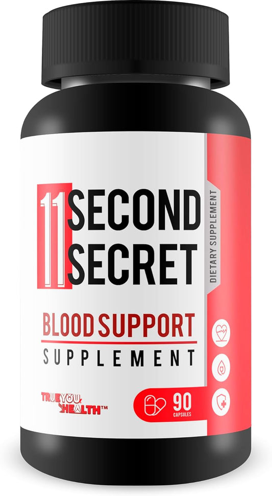 Advanced Blood Sugar Support Supplement with Turmeric & Berberine - True You Health's 11 Second Secret Formula for Glucose Control - Best Gluco Support Solution for Optimal Blood Health