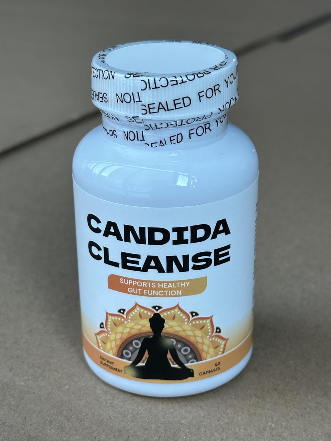 Advanced Candida Cleanse Formula for Gut and Colon Support - Oregano Leaf, Wormwood, Black Walnut, Caprylic Acid - OCQOPM