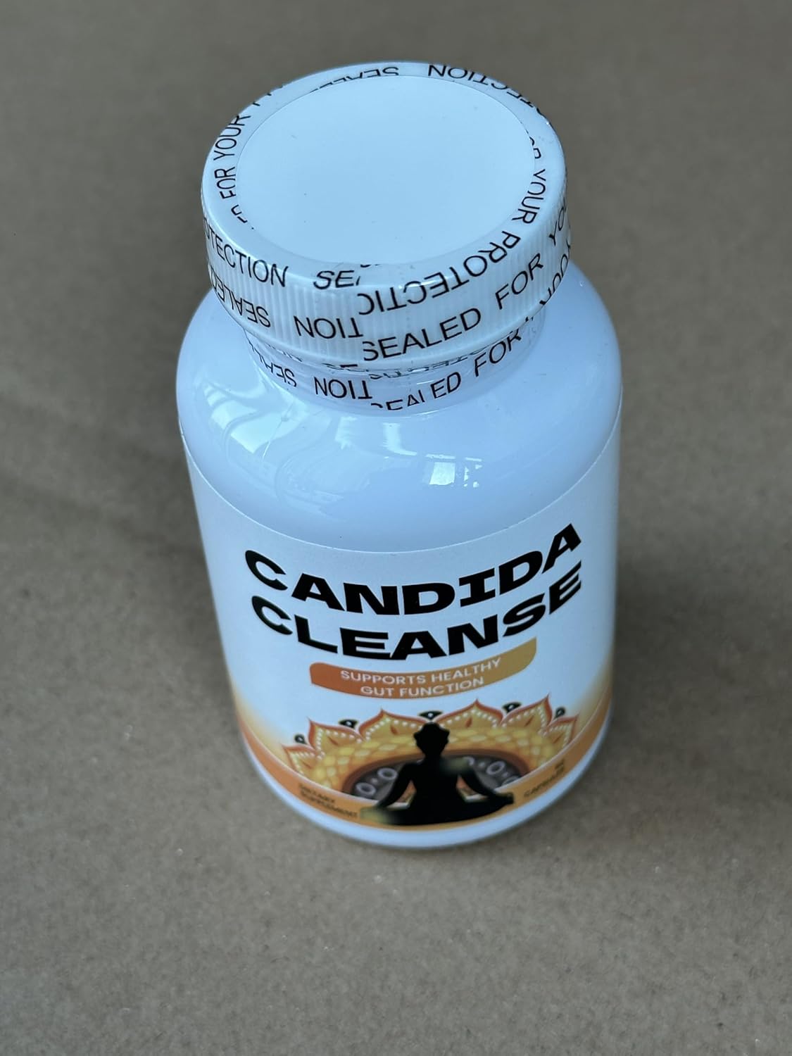 Advanced Candida Cleanse Formula for Gut and Colon Support - Oregano Leaf, Wormwood, Black Walnut, Caprylic Acid - OCQOPM
