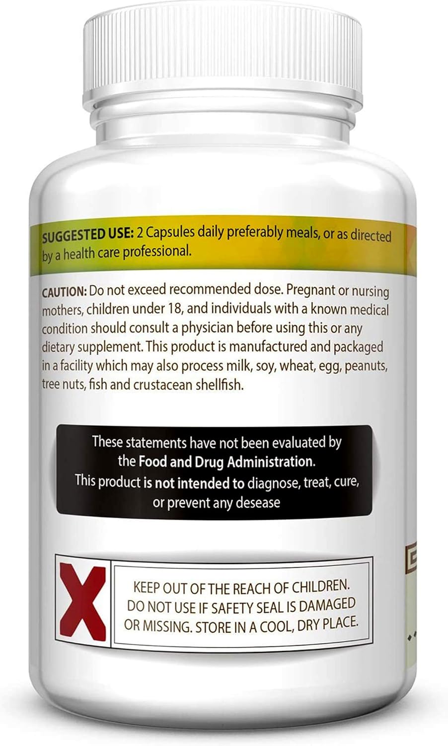 Advanced Collagen+ for Women - 90 Capsules of 1500mg Pure & Natural Hydrolyzed Collagen for Healthy Skin, Hair, and Nails
