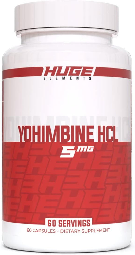 Advanced Energy & Performance Formula with Yohimbine HCl for Body Recomposition - 5mg per Serving (60 Capsules)