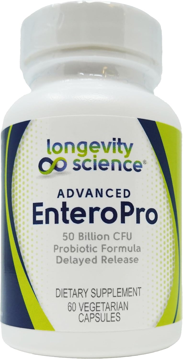 Advanced Enteropro: Longevity Science Supplement for Optimal Health and Wellness