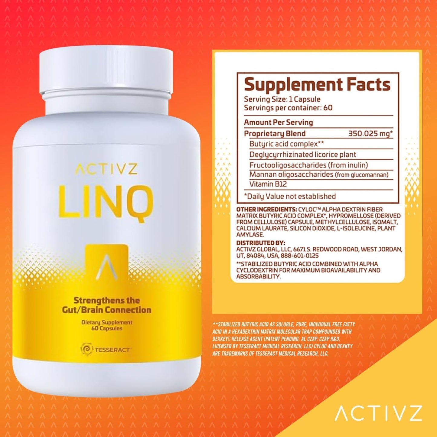 Advanced Epigenetic Formula - Boost Brain Function, Gut Health, Skin Radiance, Immune Support - 60 Capsules