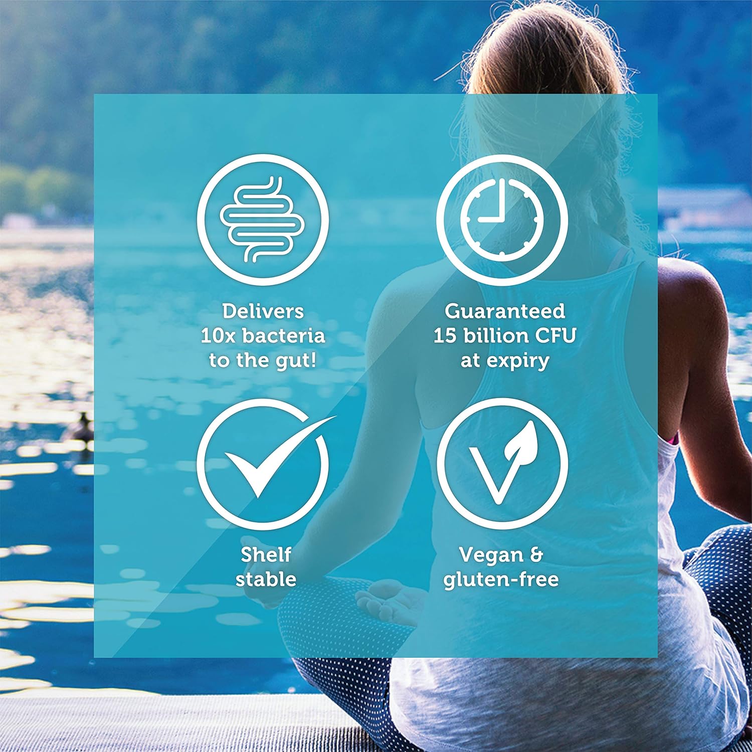 Advanced Gut Health Gentle-Care Probiotic for Digestive Wellness - Multi-Strain Formula, 30 Capsules