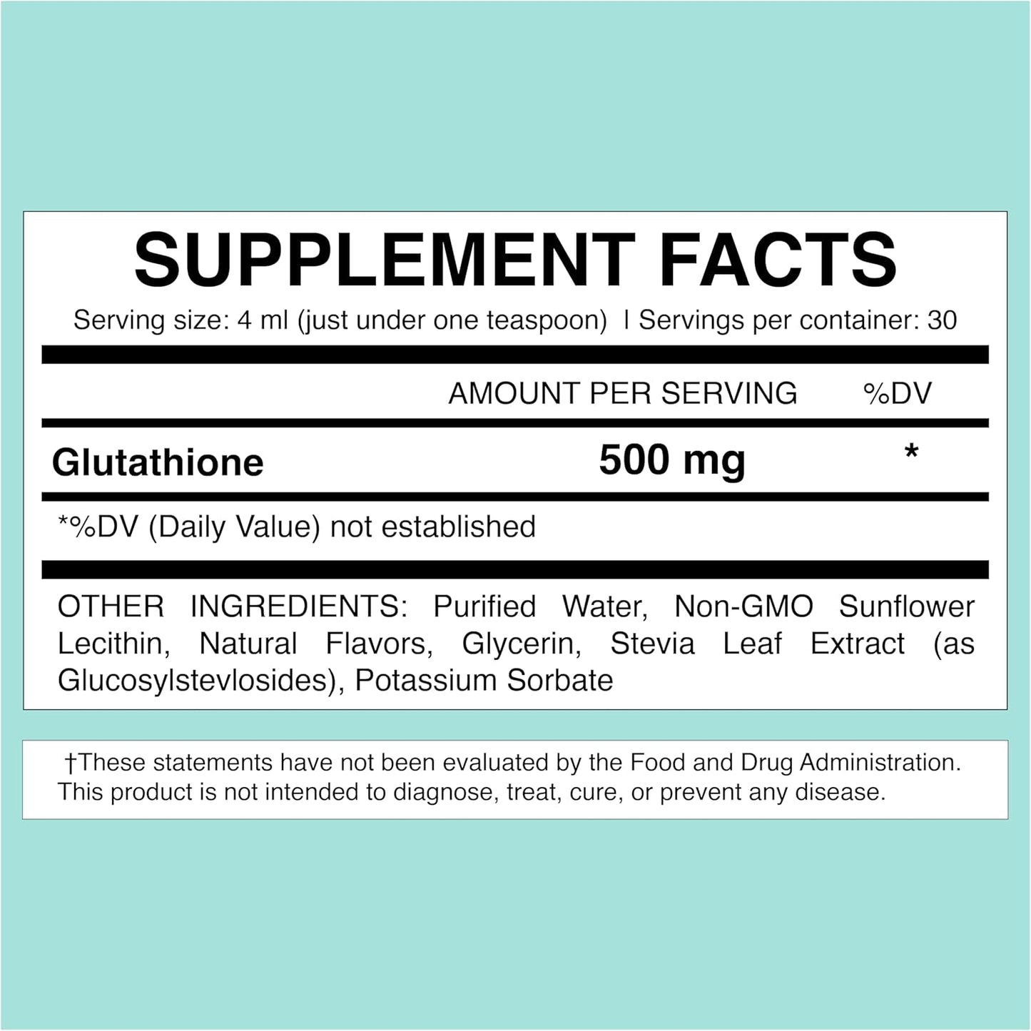 Advanced Liposomal Glutathione Complex Liquid Supplement - Gluten Free, Sugar Free, Keto Friendly - 4 Fl. Oz. - BoostGo Australia